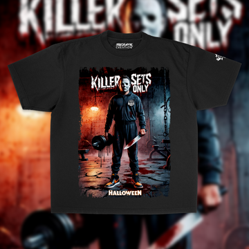 MICHAEL MYERS "KILLER SETS ONLY" PREMIUM TEE IN BLACK image 0