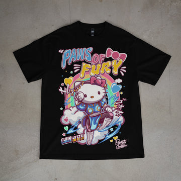 PAWS OF FURY - HELLO KITTY - "PREMIUM" UNISEX TEE