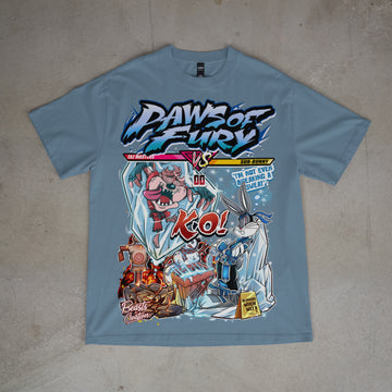 PAWS OF FURY - BUG BUNNY VS TAZ - "PREMIUM" UNISEX TEE