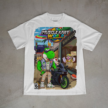 MUSCLE KART - YOSHI - "PREMIUM" UNISEX TEE