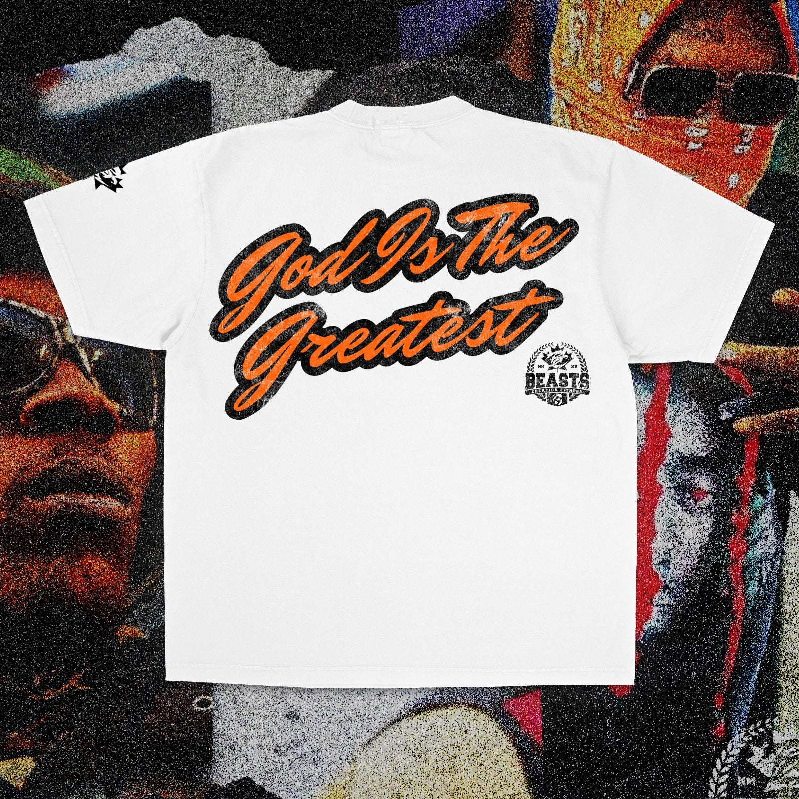 VYBZ KARTEL "AM OUT" PREMIUM" UNISEX TEE IN WHITE  image 1