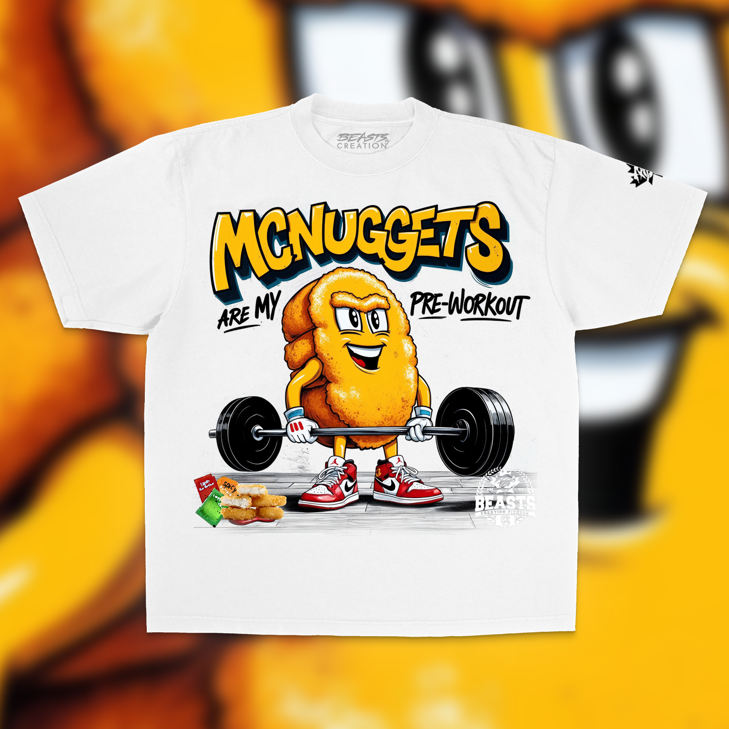 MR. MCNUGGET "PREMIUM" TEE IN WHITE image 0