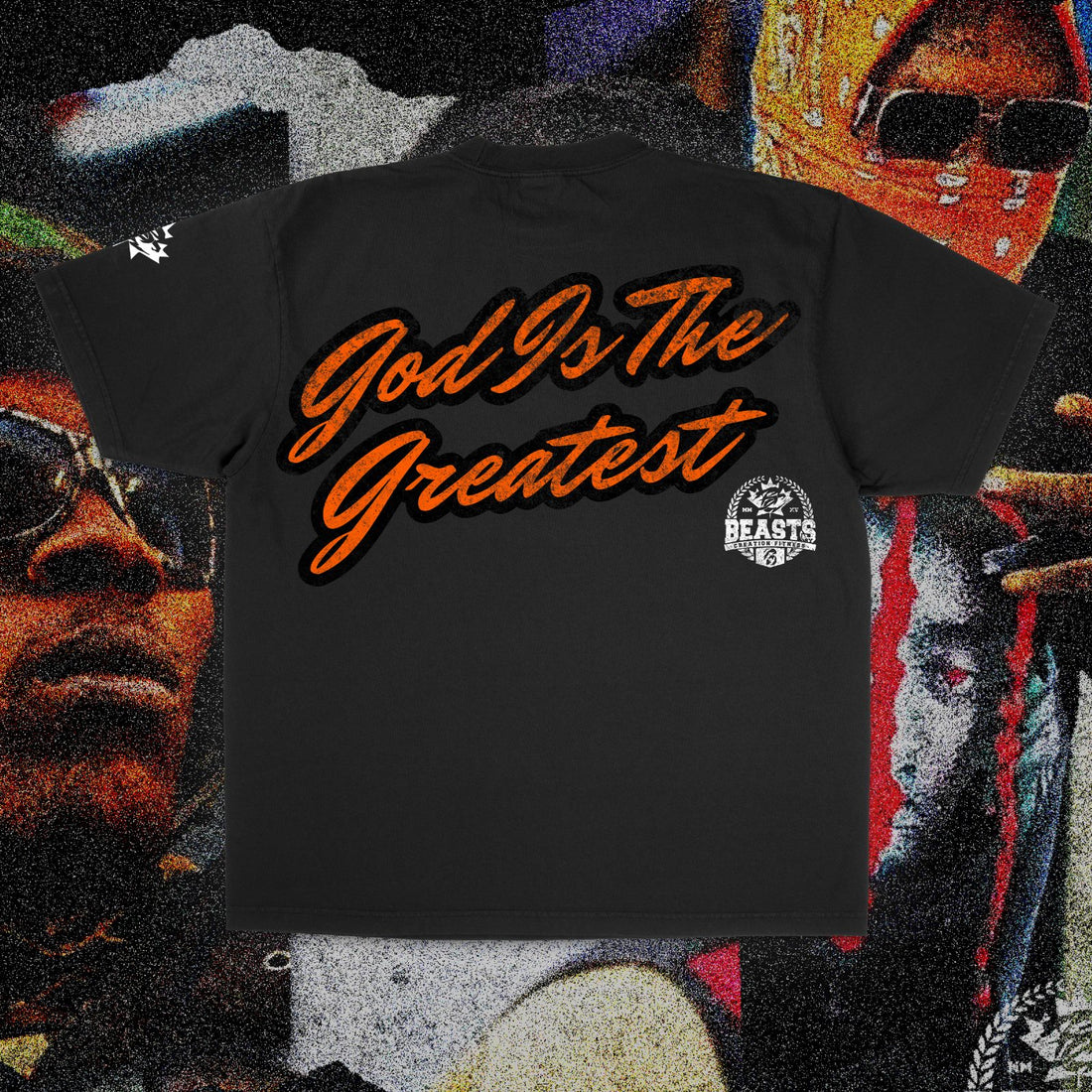 VYBZ KARTEL "AM OUT" PREMIUM" UNISEX TEE IN BLACK image 0