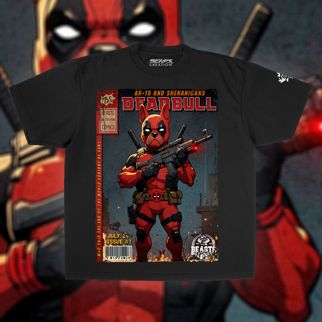 "AR-15 & SHENANIGANS" - (BC COMICS: ISSUE 1) UNISEX TEE