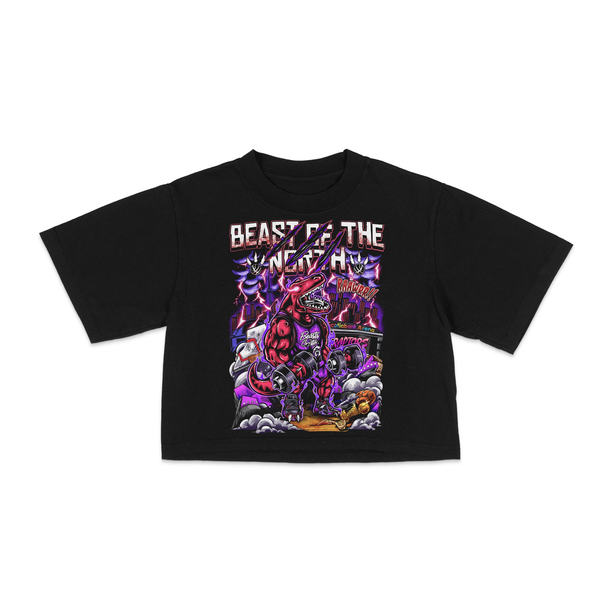 BEAST OF THE NORTH - RAPTORS "CROP TEE"