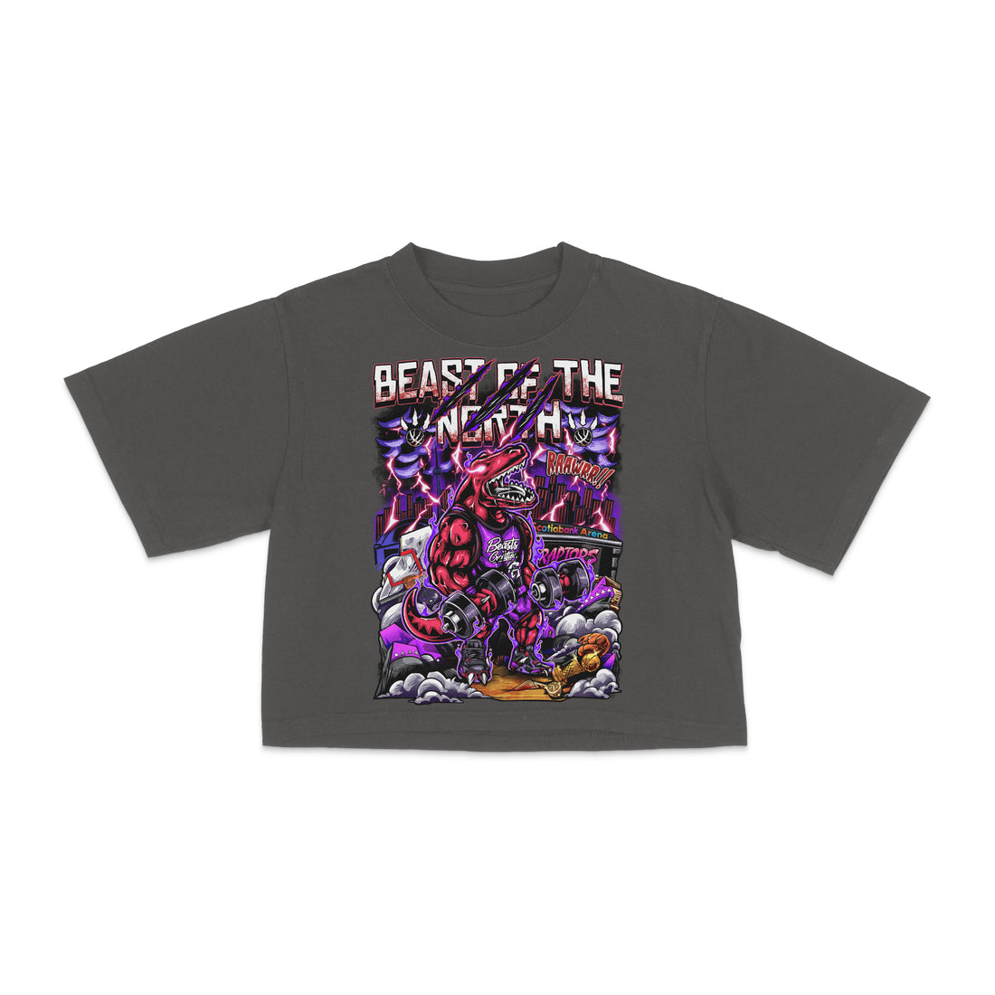BEAST OF THE NORTH - RAPTORS "CROP TEE"