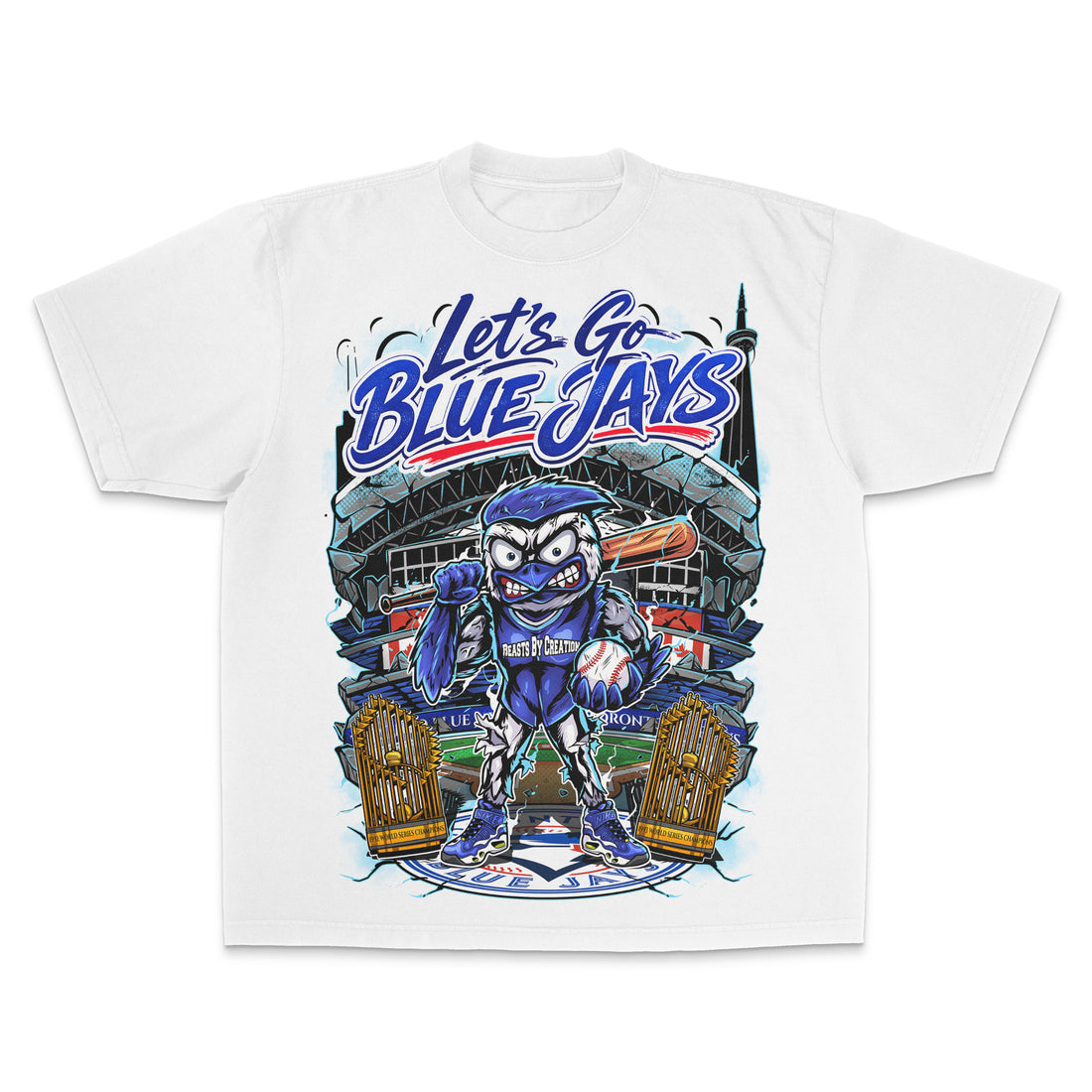 "LETS GO" - BLUE JAYS - "UNISEX TEE"