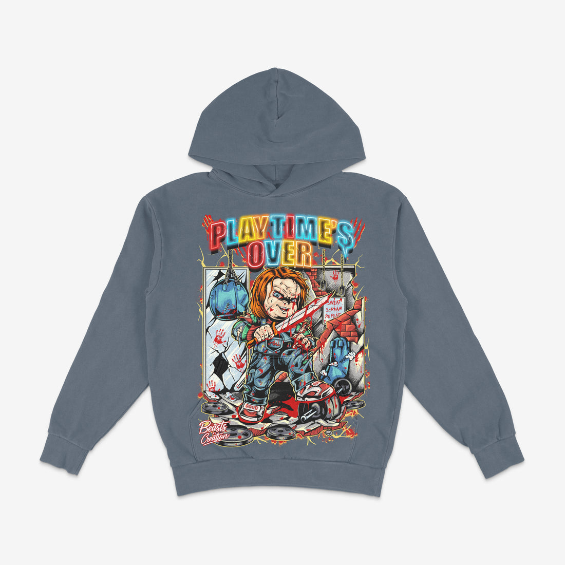 CHUCKY "PLAYTIME'S OVER" HOODIE