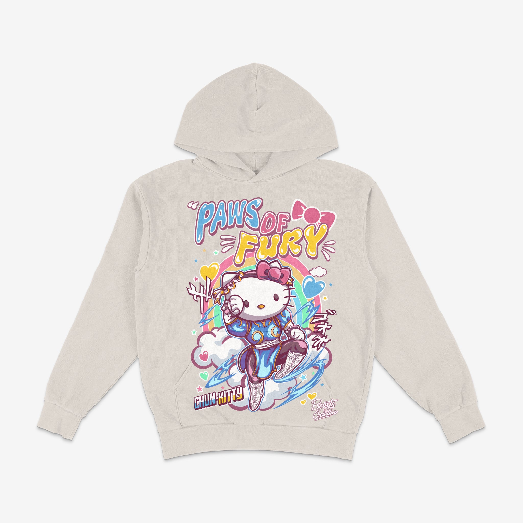 PAWS OF FURY "CHUN KITTY" HOODIE