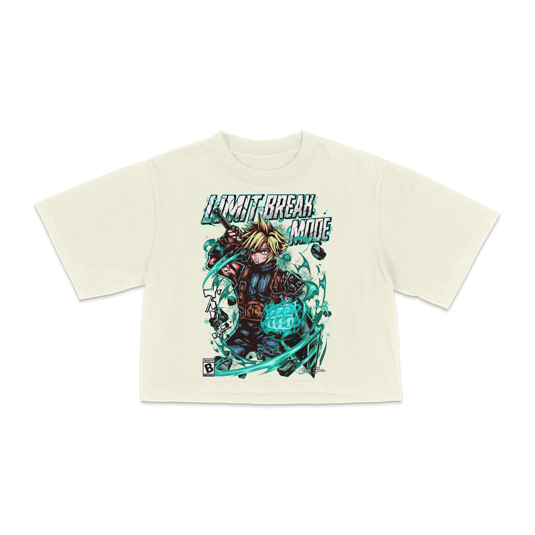 CLOUD STRIFE - FINAL FANTASY "CROP TEE"