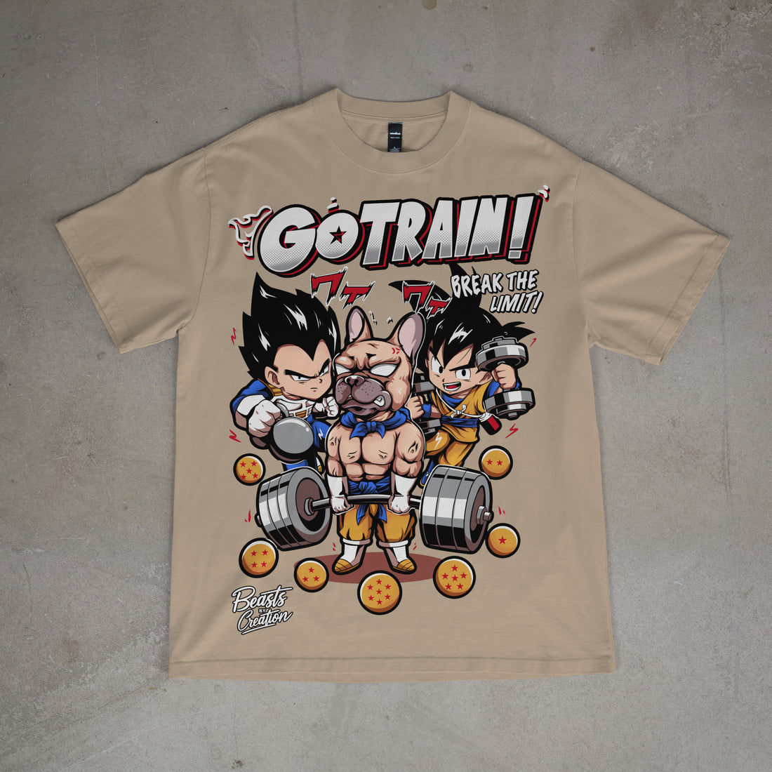 DRAGONBALL DAIMA - BIGGIE - GO TRAIN! "UNISEX TEE"