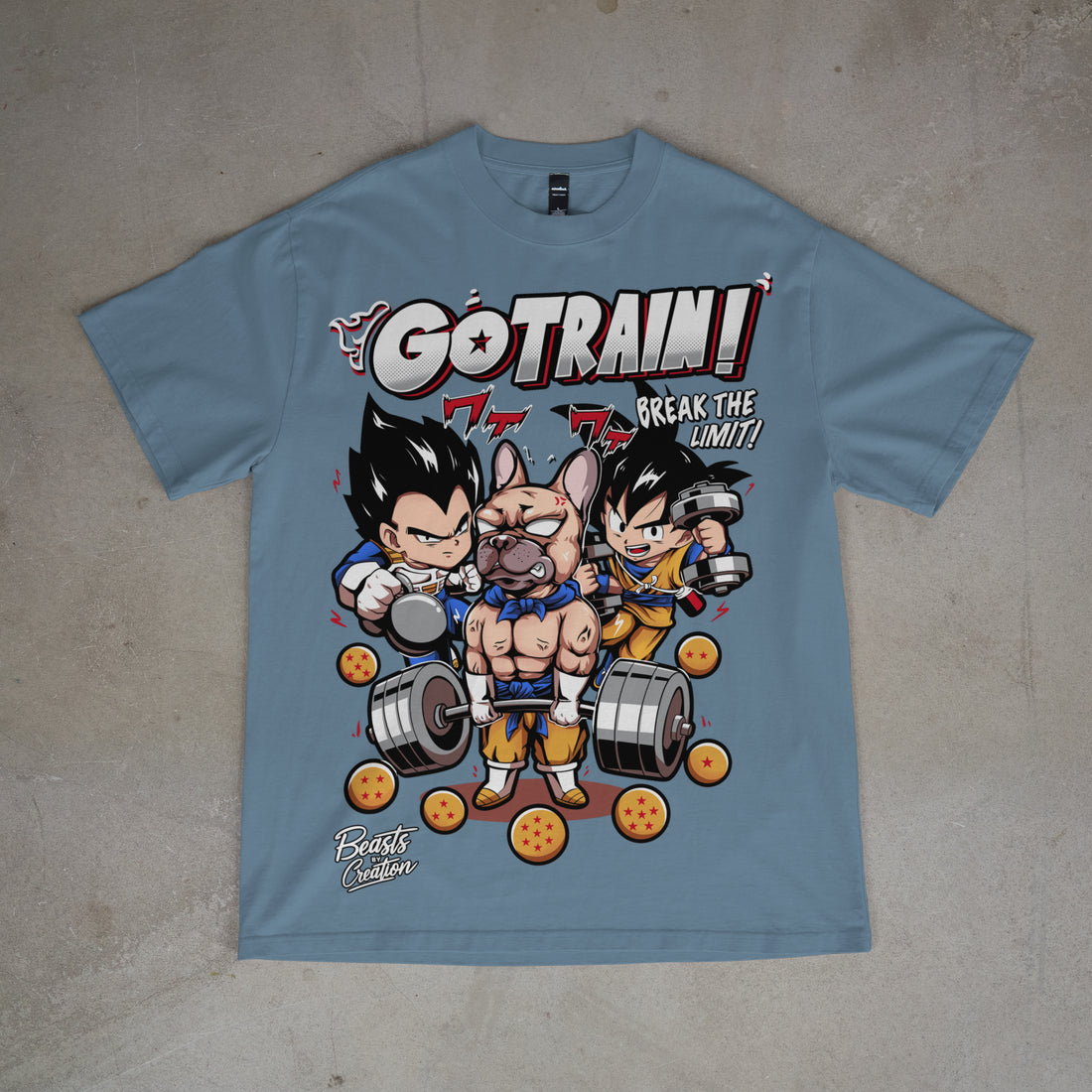 DRAGONBALL DAIMA - BIGGIE - GO TRAIN! "UNISEX TEE"