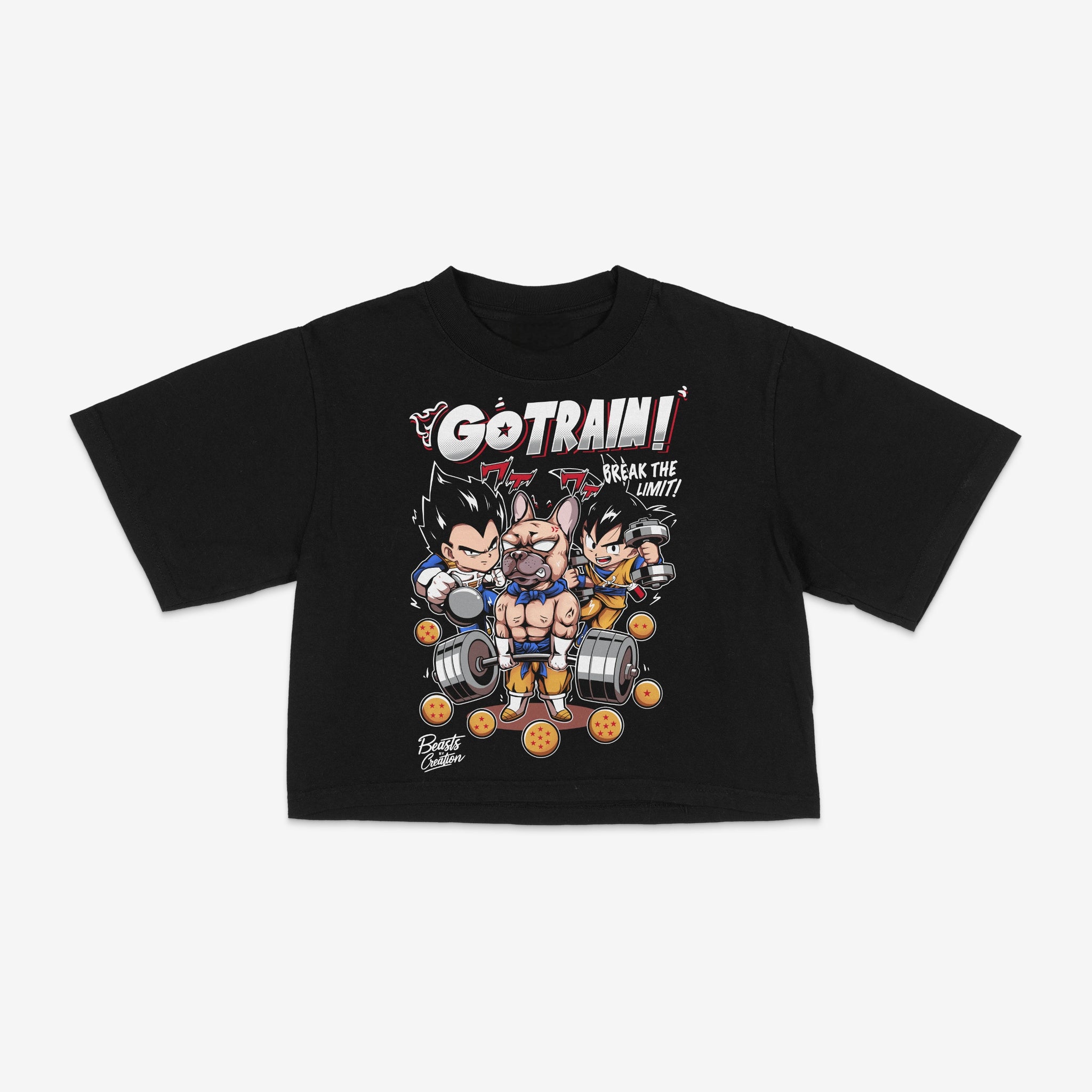 DRAGONBALL DAIMA - BIGGIE - GO TRAIN! "CROP TEE"