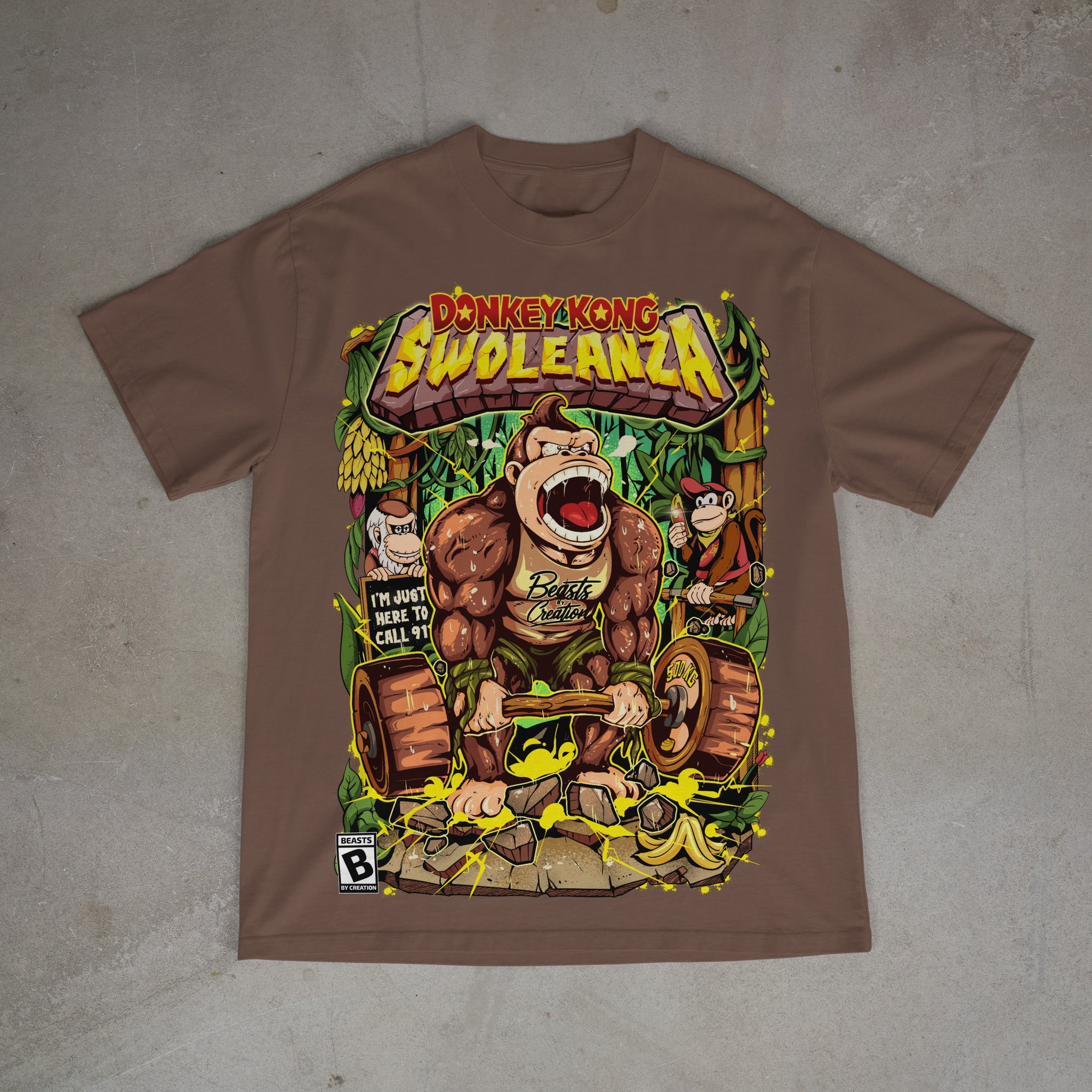 DONKEY KONG - SWOLENANZA - "PREMIUM" UNISEX TEE