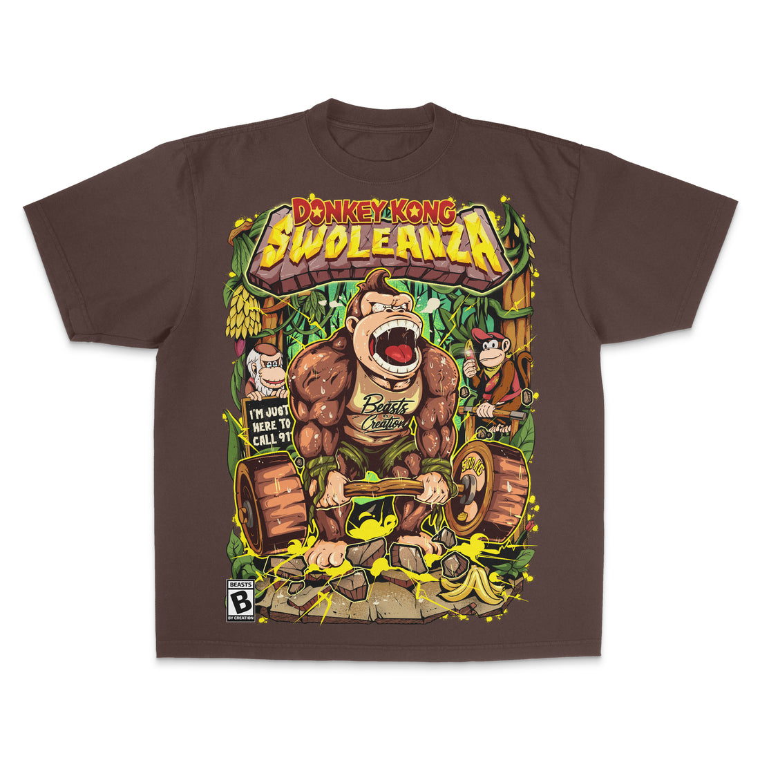 DONKEY KONG - SWOLENANZA - "PREMIUM" UNISEX TEE