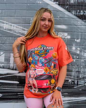 MUSCLE KART - PRINCESS PEACH - "UNISEX TEE"