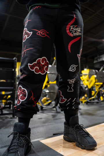 HIDDEN LEAF X AKATSUKI - NARUTO JOGGERS
