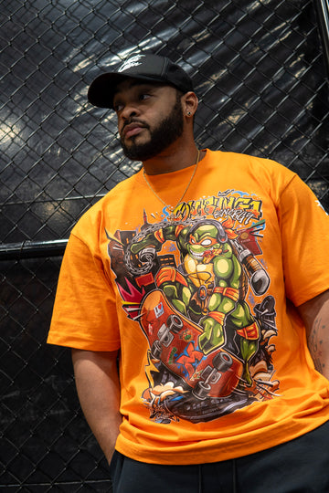 "COWABUNGA ENERGY" - MICHAELANGELO - "UNISEX TEE"
