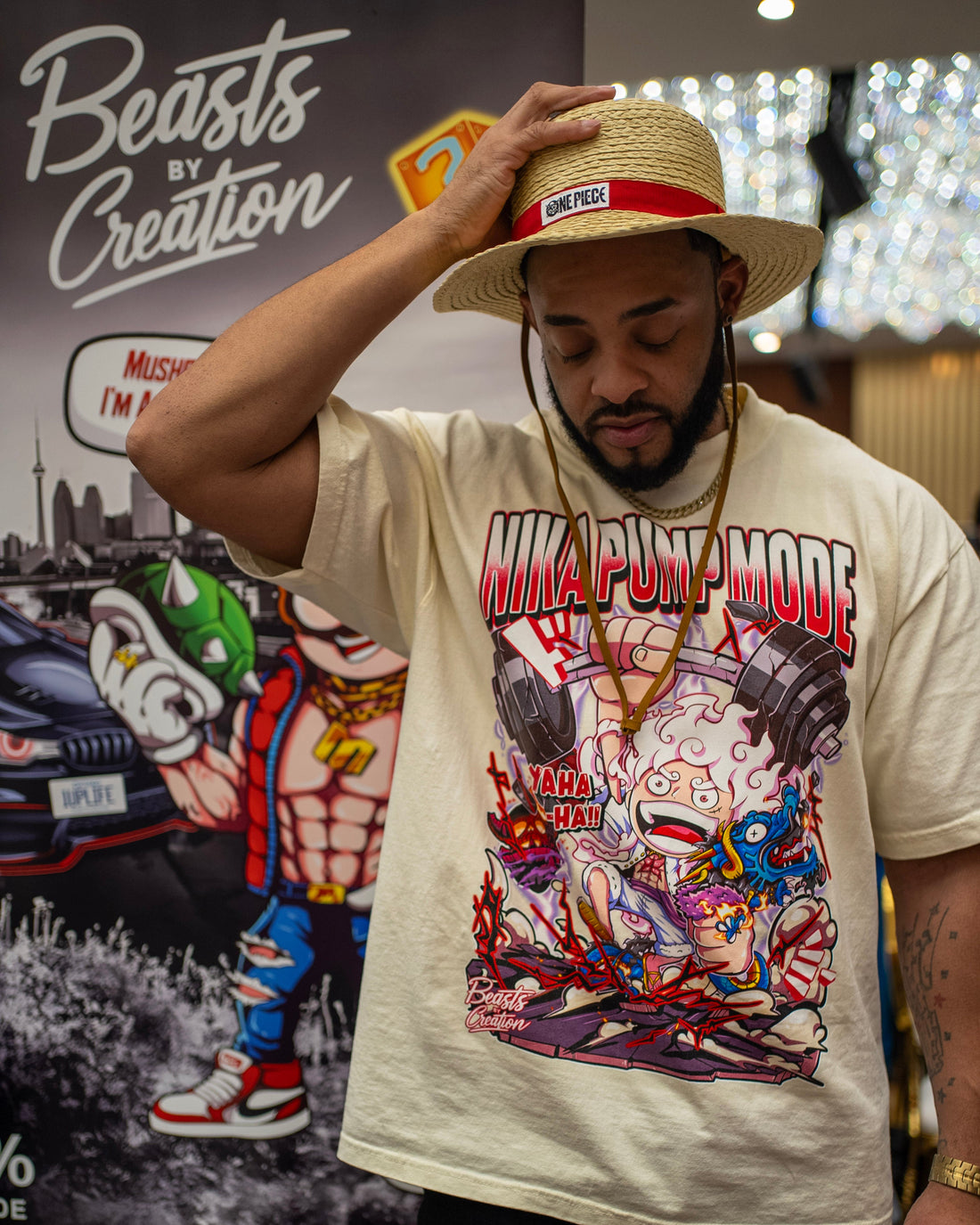 "NIKA PUMP MODE" - LUFFY - "UNISEX TEE"