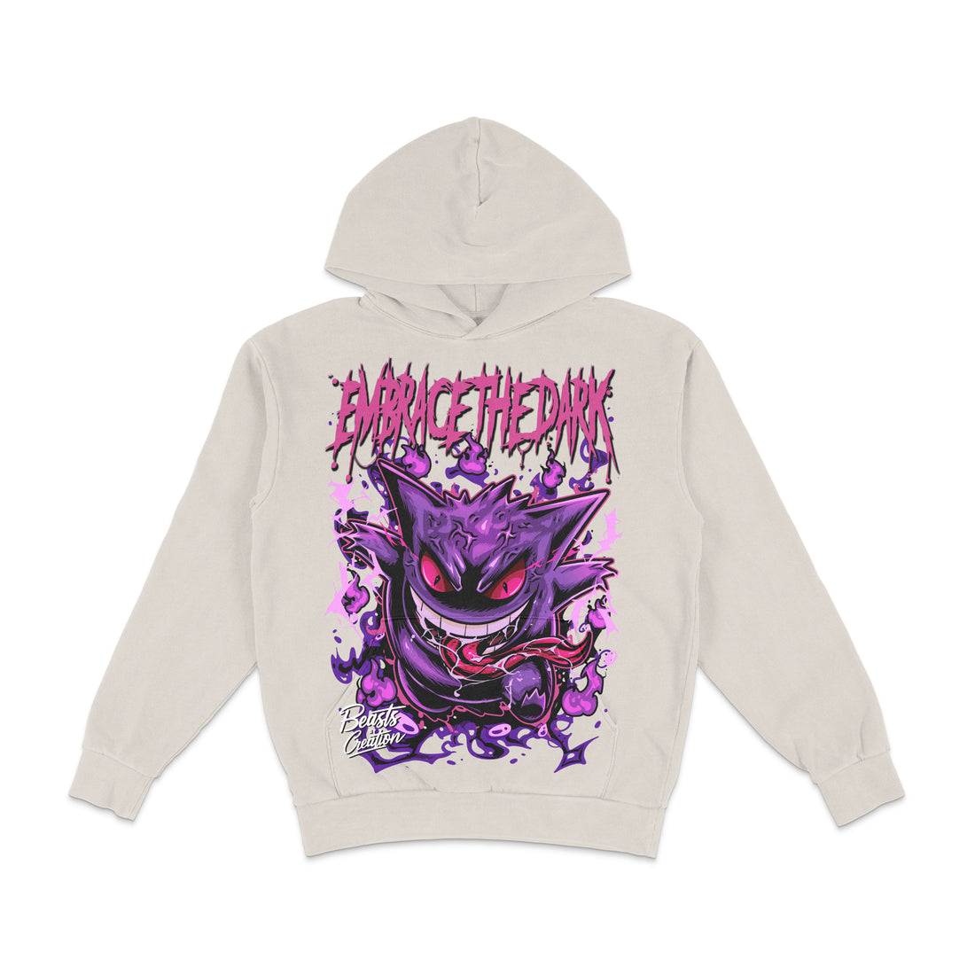 "EMBRACE THE DARK" - GENGAR - "HOODIE"