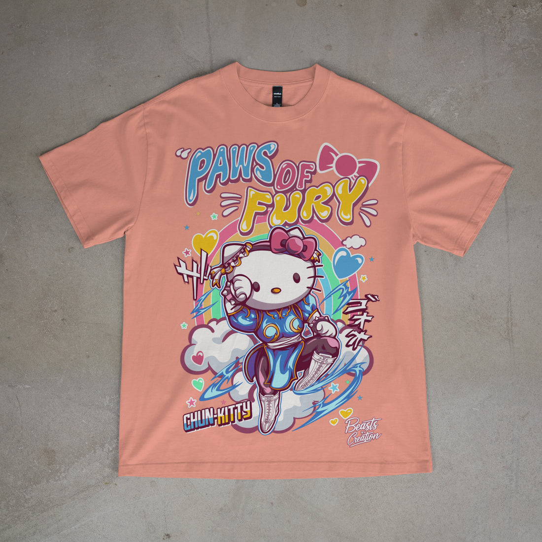 PAWS OF FURY - HELLO KITTY - "PREMIUM" UNISEX TEE