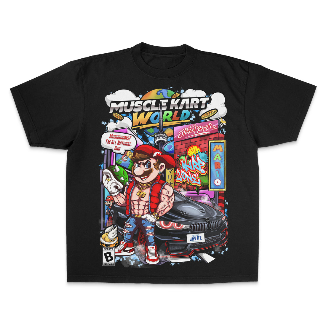 MUSCLE KART - MARIO - "UNISEX TEE"
