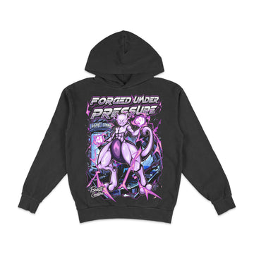 "FORGED UNDER PRESSURE" - MEWTWO - "HOODIE"