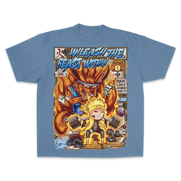 UNLEASH THE BEAST - NARUTO - "UNISEX TEE"