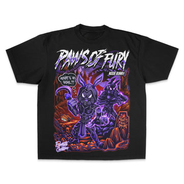 PAWS OF FURY - NOOB BUNNY - "UNISEX TEE"