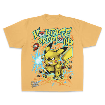 "VOLTAGE OVERLOAD" - PIKACHU - "UNISEX TEE"