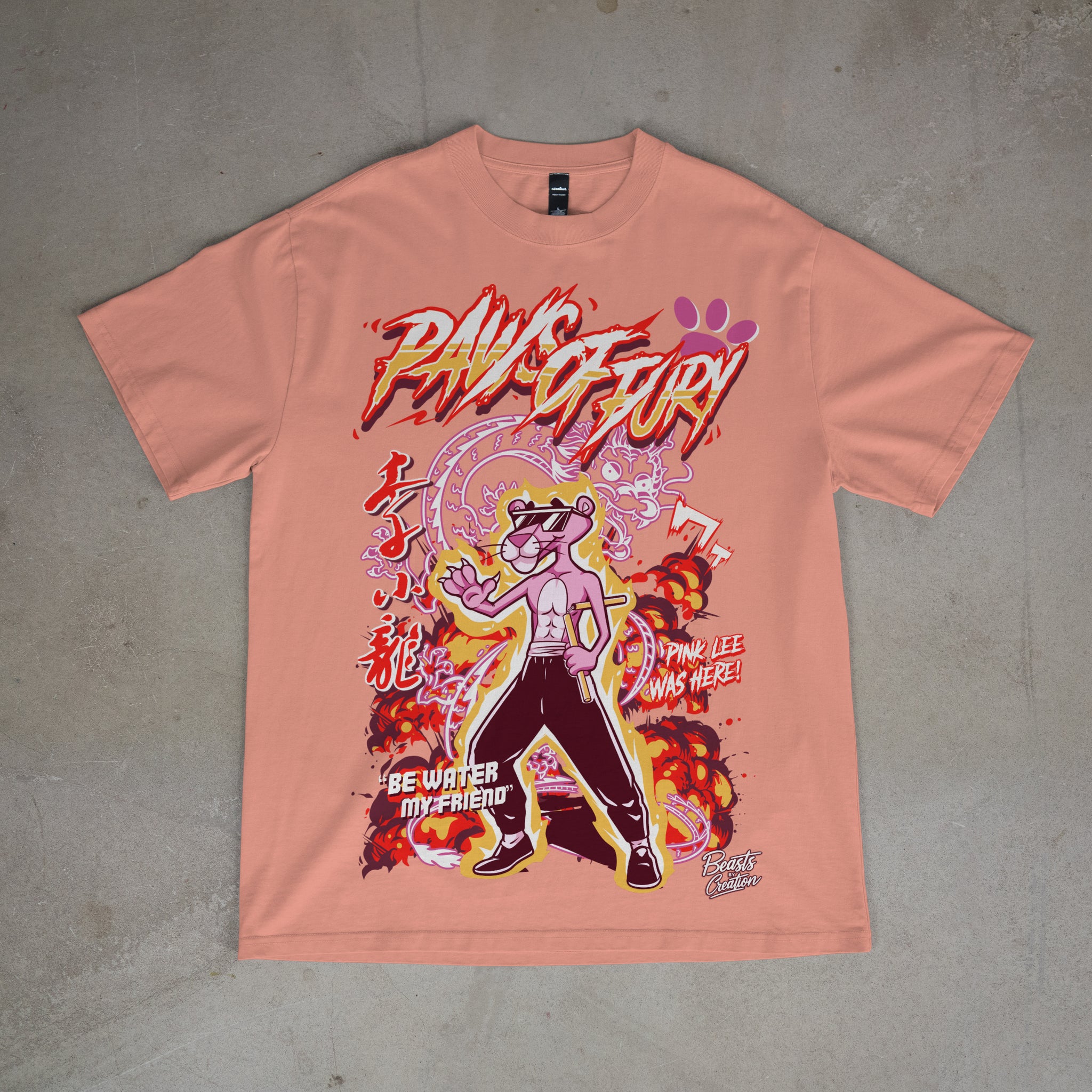 PAWS OF FURY - PINK PANTHER - "UNISEX TEE"