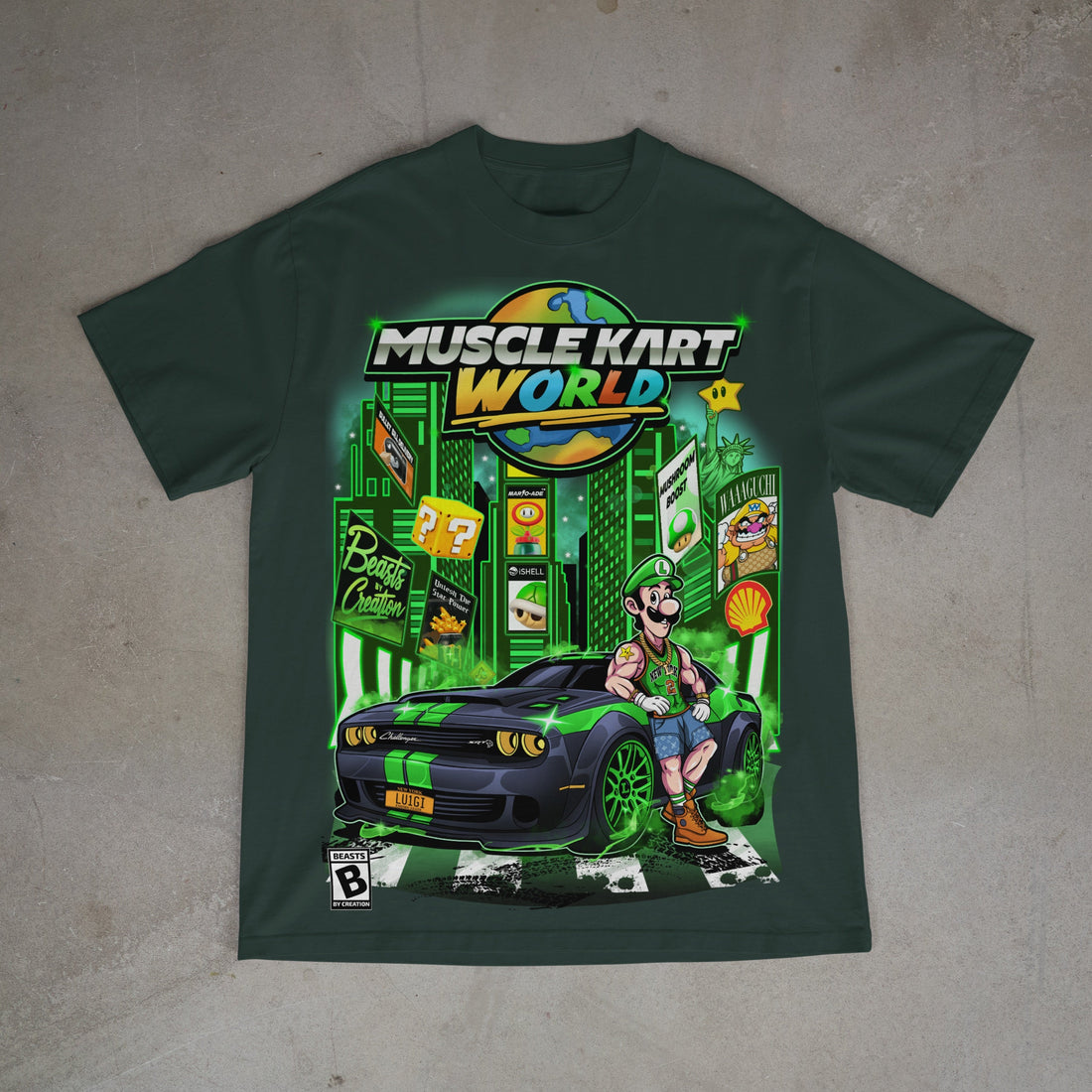 "PLAYER 2" (MUSCLE KART) - UNISEX TEE