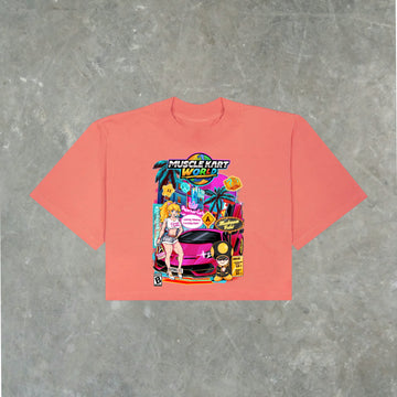 "PRINCESS CUT" (MUSCLE KART) - CROP TEE