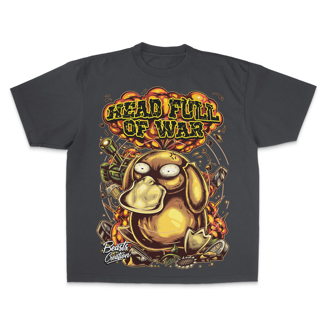 "HEAD FULL OF WAR" - PSYDUCK - "UNISEX TEE"
