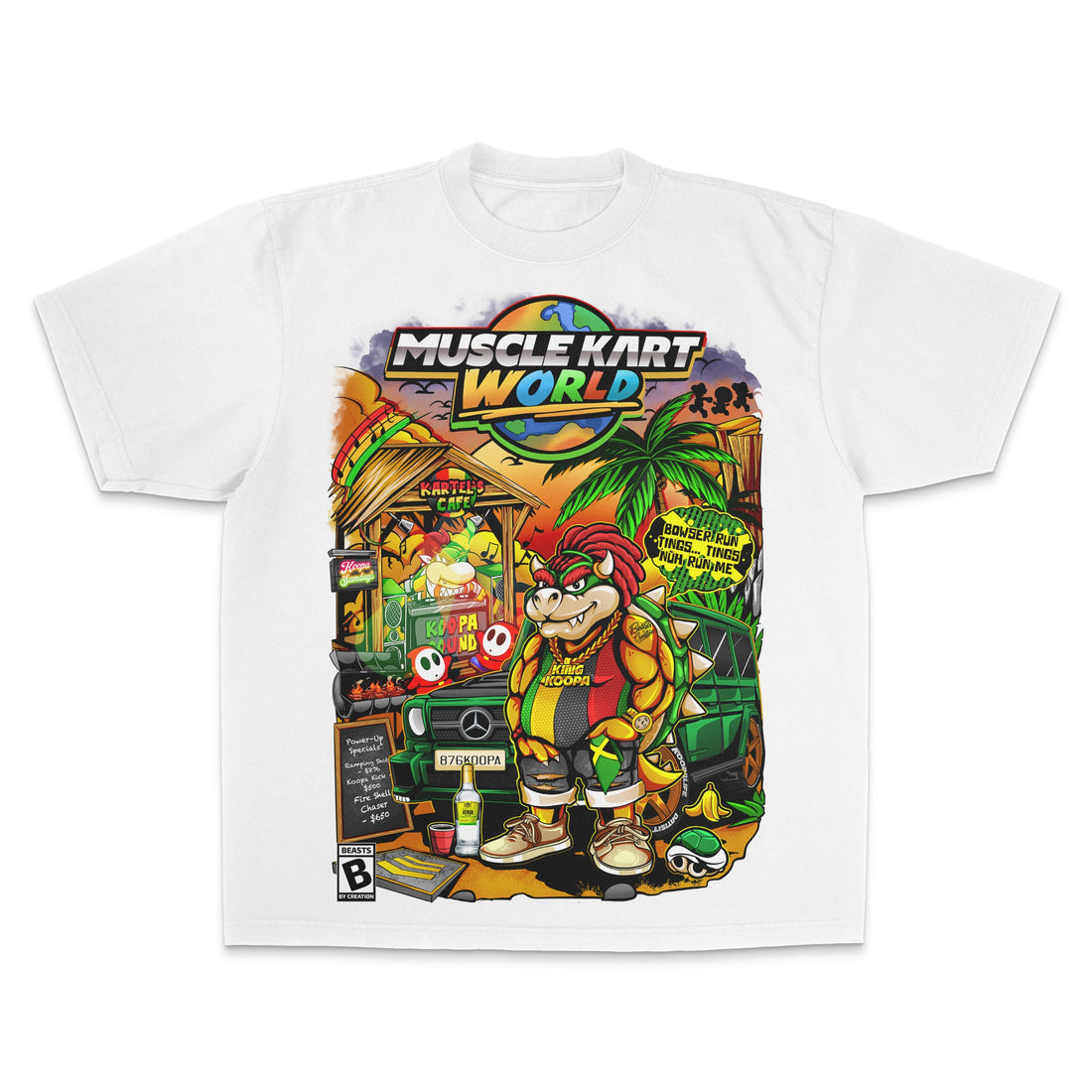 "RUN TINGS" (MUSCLE KART) - UNISEX TEE