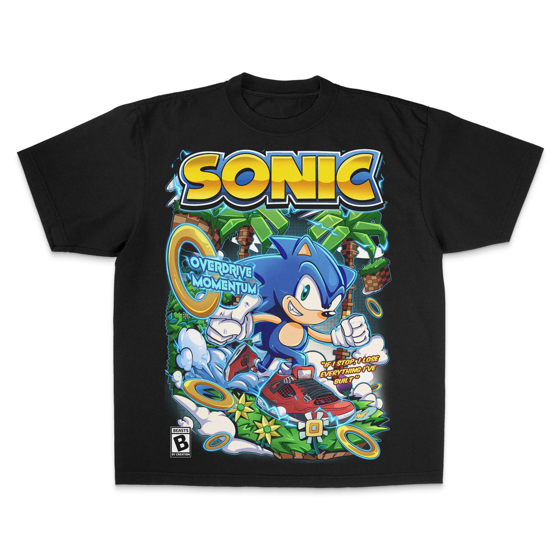 "OVERDRIVE MOMENTUM" - SONIC - "UNISEX TEE"