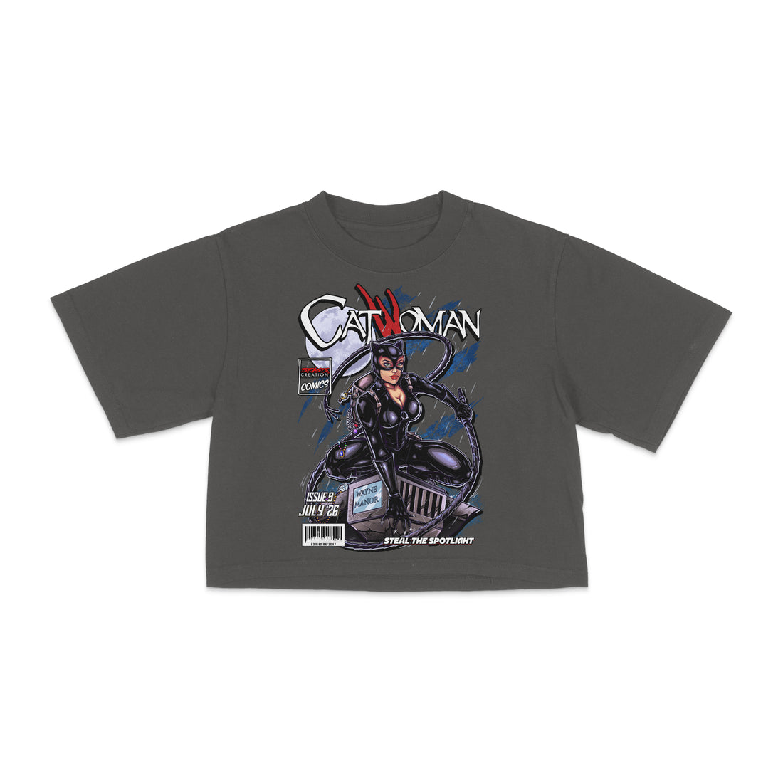 "STEAL THE SPOTLIGHT" (BC COMICS: ISSUE 9) - CROP TEE