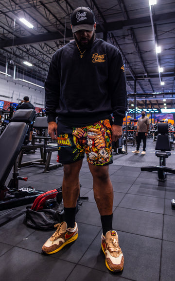 DONKEY KONG "SWOLEANZA" MESH SHORTS