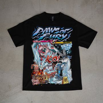 PAWS OF FURY - BUG BUNNY VS TAZ - "UNISEX TEE"