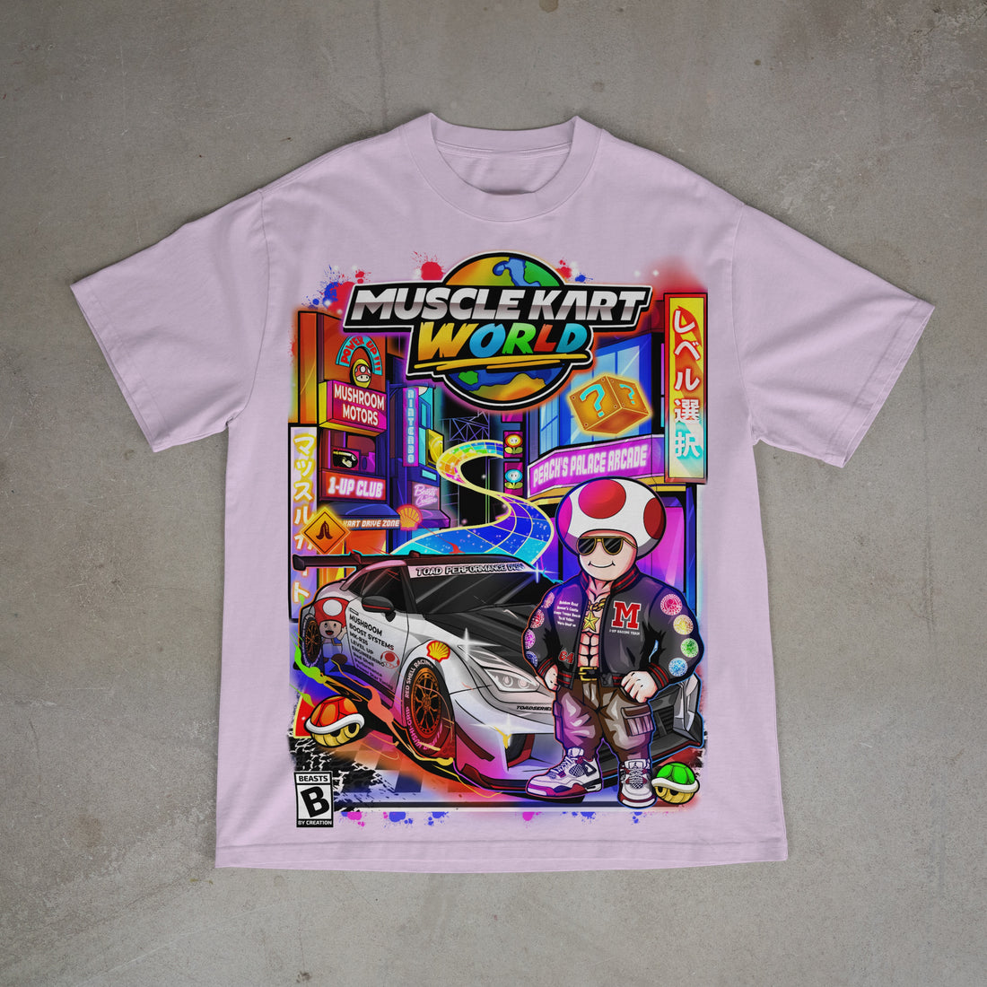 MUSCLE KART - TOAD - "PREMIUM" UNISEX TEE