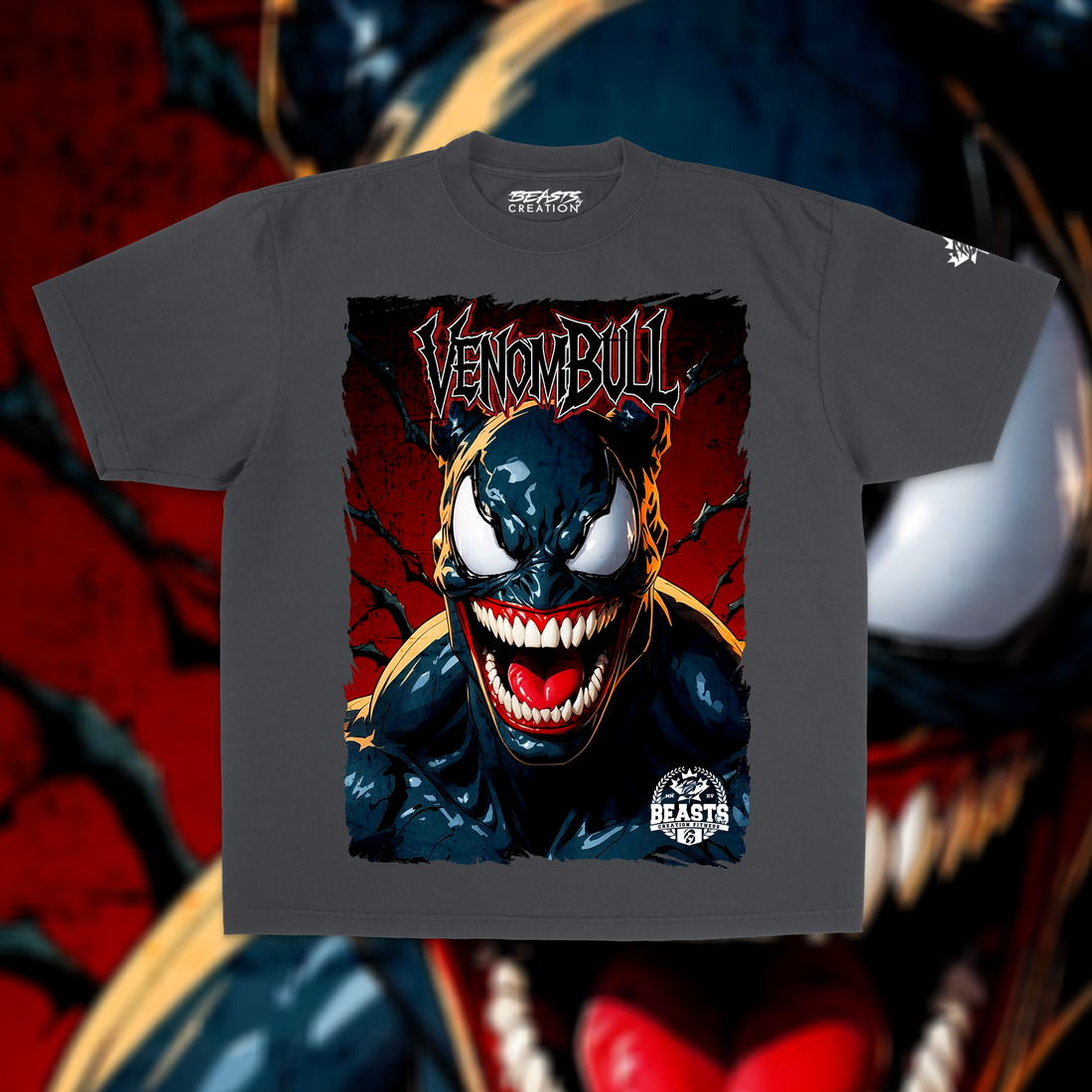 VENOMBULL "LETHAL PROTECTOR" PREMIUM TEE IN BLACK  image 0