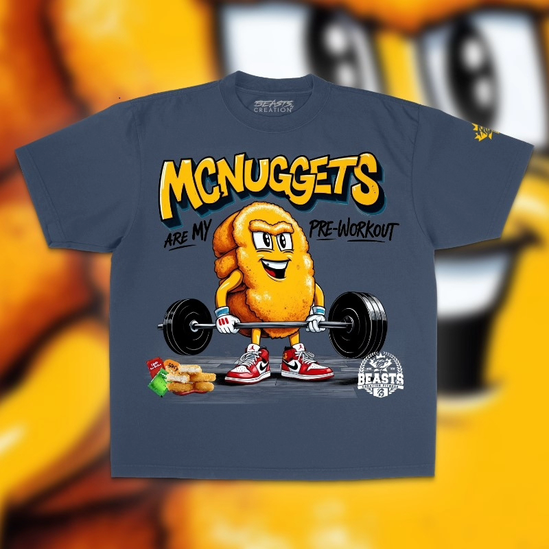 MR. MCNUGGET "PREMIUM" TEE IN NAVY BLUE image 0