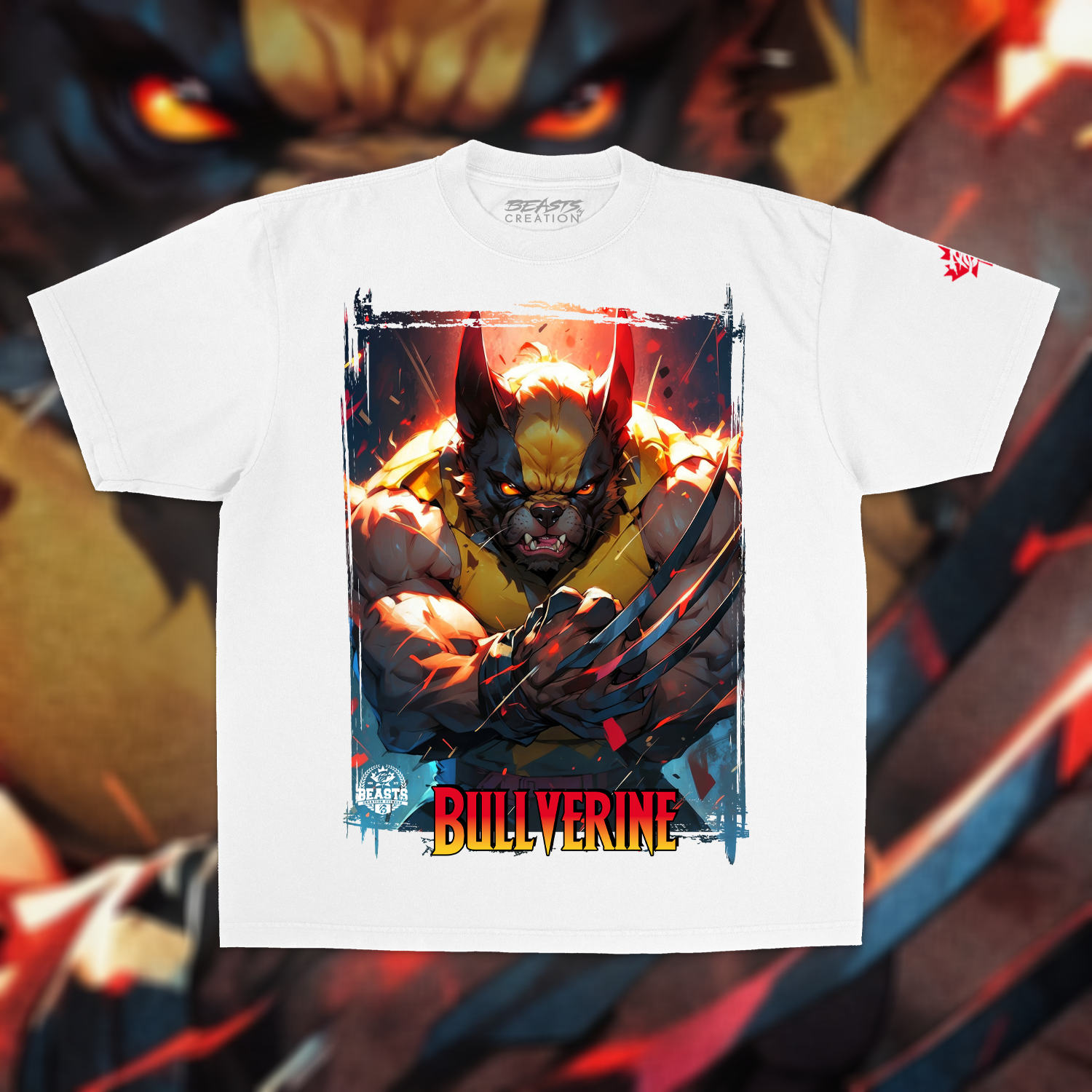 BULLVERINE "PREMIUM" TEE IN WHITE image 0