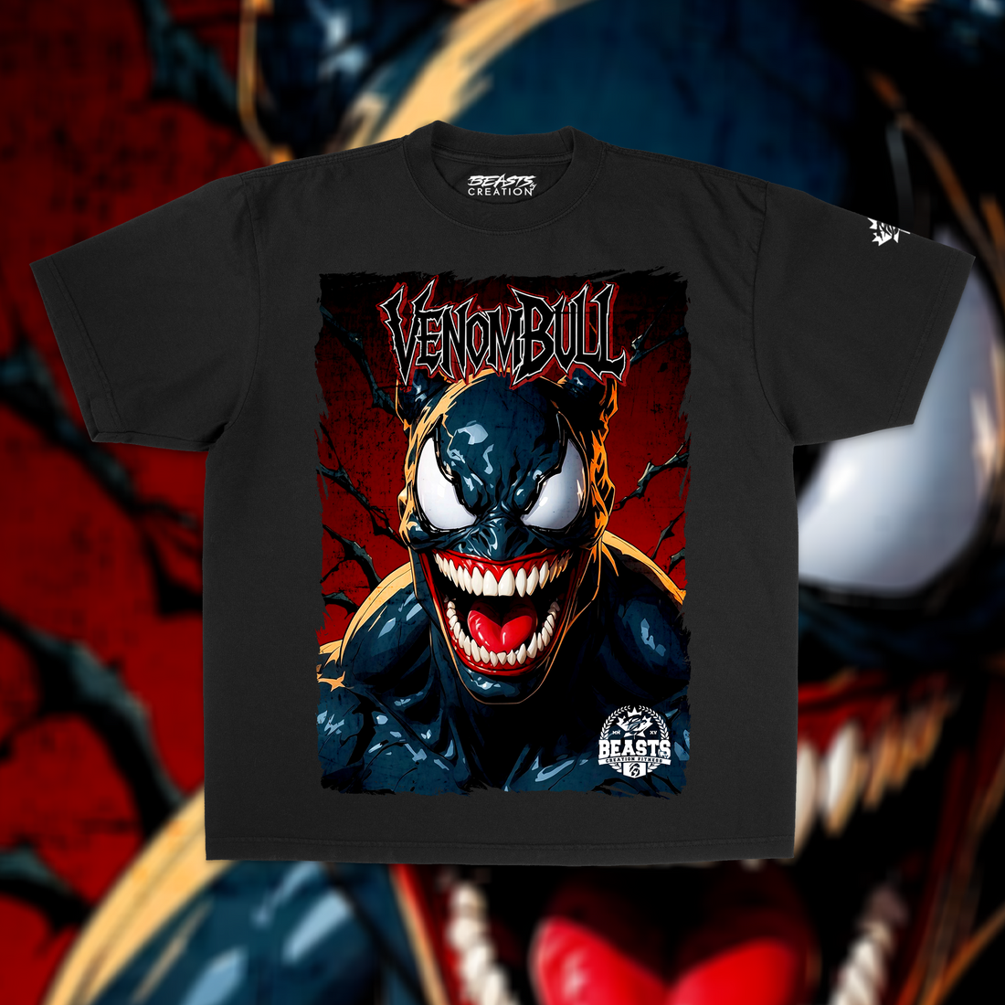 VENOMBULL "LETHAL PROTECTOR" PREMIUM TEE IN BLACK  image 0