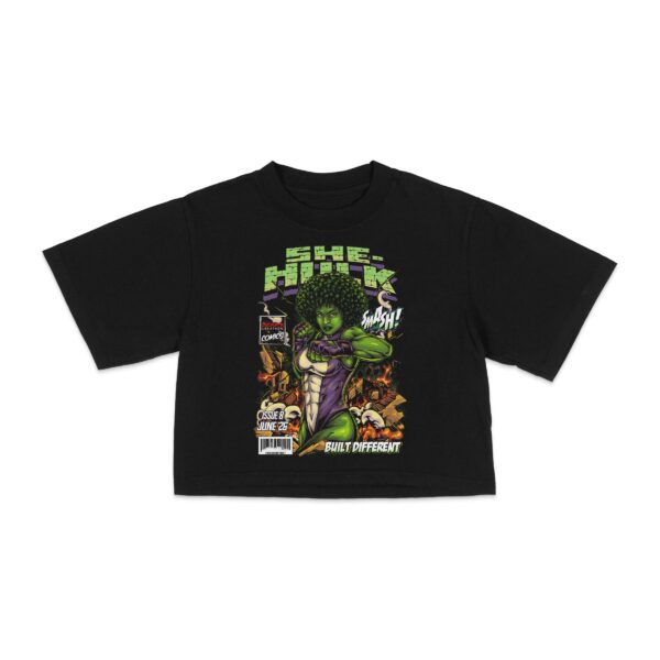 "BUILT DIFFERENT" (BC COMICS: ISSUE 8) - CROP TEE