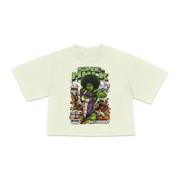 "BUILT DIFFERENT" (BC COMICS: ISSUE 8) - CROP TEE