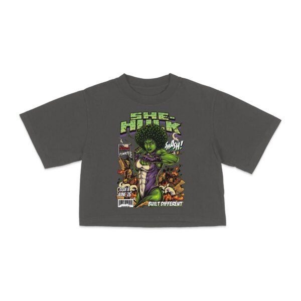 "BUILT DIFFERENT" (BC COMICS: ISSUE 8) - CROP TEE