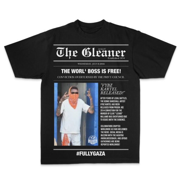 "GLEANER" (VYBZ KARTEL) - UNISEX TEE