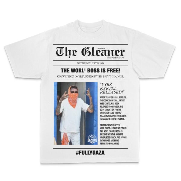 "GLEANER" (VYBZ KARTEL) - UNISEX TEE