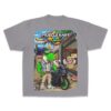 "GREEN DINO" (MUSCLE KART) - UNISEX TEE